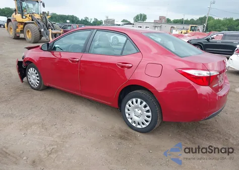 2015 Toyota Corolla Le из США, поврежденный, VIN 2T1BURHE3FC453397